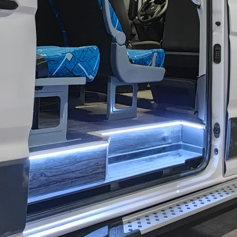 Extensión de piso en linoleo